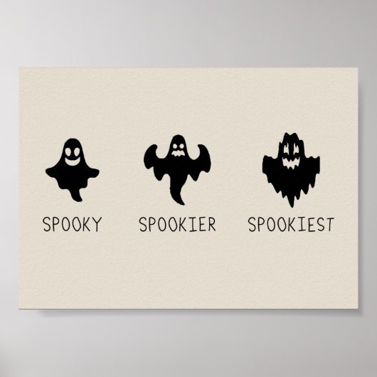 Spooky Spookier Spookiest Poster (Voorkant)