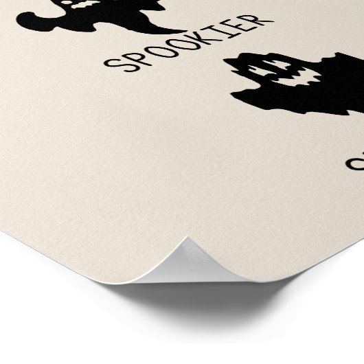 Spooky spookier spookiest poster (Hoek)