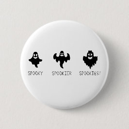 Spooky Spookier Spookiest Ronde Button 5,7 Cm
