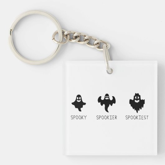 Spooky Spookier Spookiest Sleutelhanger (Voorkant)