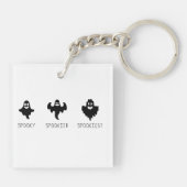 Spooky Spookier Spookiest Sleutelhanger (Achterkant)