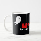 Spooky spookstad halloween cartoon koffiemok (Links)