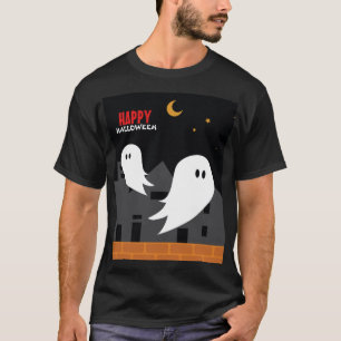 Spooky spookstad halloween cartoon t-shirt