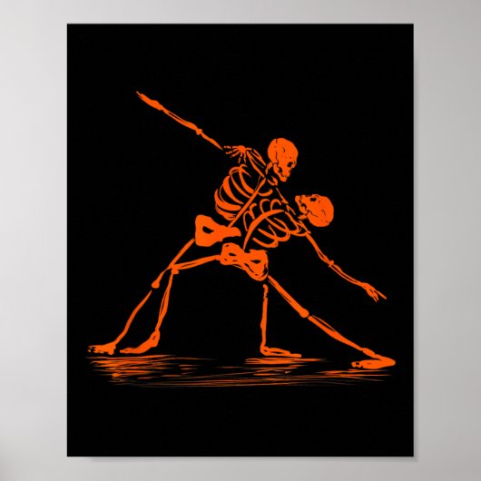 Spooky Spooky Dancing Skeletons Meme Poster (Voorkant)