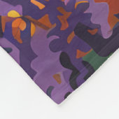 Spooky Springer Spaniel Halloween Witch Pumpkin Fleece Deken (Hoek)