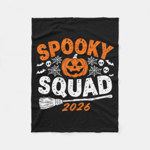 Spooky Squad 2026 Familie Halloween Matching Fleece Deken