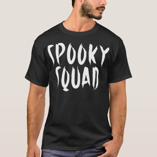 Spooky squad beste vrienden met lange mouwen shirt (Voorkant)