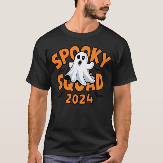 Spooky Squad Halloween 2024 Familie T-shirt (Voorkant)