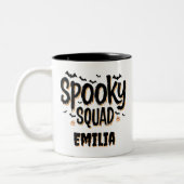 Spooky Squad Naam Halloween Mok voor Vrienden (Links)