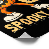 Spooky Squad Pompoen 67 Halloween Meme 6 7 Nummers Poster (Hoek)