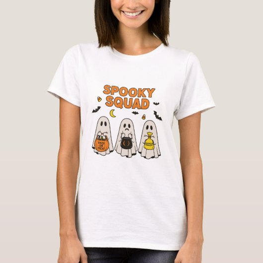 Spooky Squad t shirt ontwerp (Voorkant)