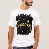 Spooky Stars Halloween T-shirt (Voorkant)
