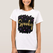 Spooky Stars Halloween T-shirt (Voorkant)