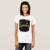 Spooky Stars Halloween T-shirt (Voorkant volledig)