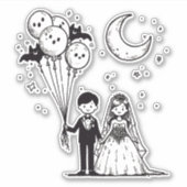Spooky Stelletje Sticker (Voorkant)