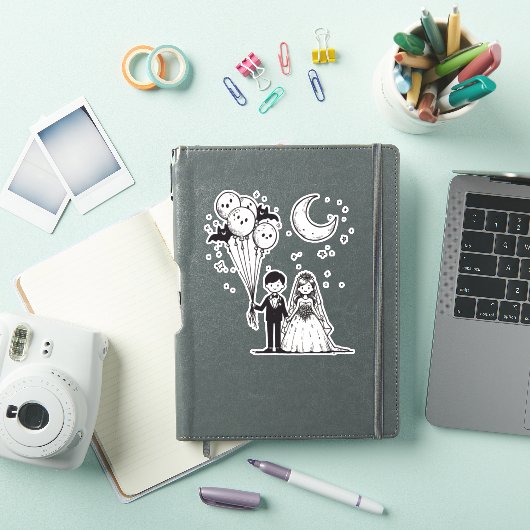Spooky Stelletje Sticker (iPad Cover)