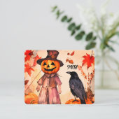 Spooky stijlvolle Flat Holiday Kaart (Staand voorkant)