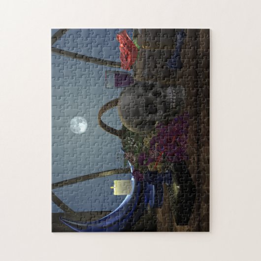 Spooky Stilleven in Moonlight Legpuzzel (Verticaal)