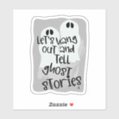 Spooky Stories Grappige Ghost Halloween Sticker (Vel)