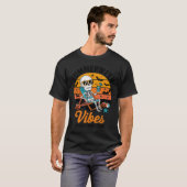 Spooky Summer Beach Skeleton Funny Halloween Summe T-shirt (Voorkant volledig)