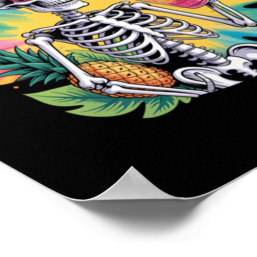 Spooky Summer Beach Vacation Poster (Hoek)