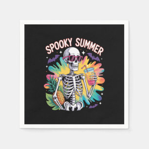 Spooky Summer Beach Vakantie Servet