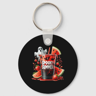 Spooky Summer Drinken Summerween Vibes Funny Summe Sleutelhanger