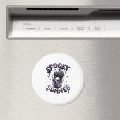 Spooky Summer Funny Meme Skeleton Koffie Funny Sum Magneet (Insitu (Vaatwasser))