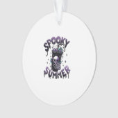 Spooky Summer Funny Meme Skeleton Koffie Funny Sum Ornament (voorkant)