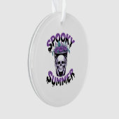 Spooky Summer Skeletonsummerween Ornament (voorkant)