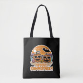Spooky Summerween - pompoenen op het strand Tote Bag (Voorkant)