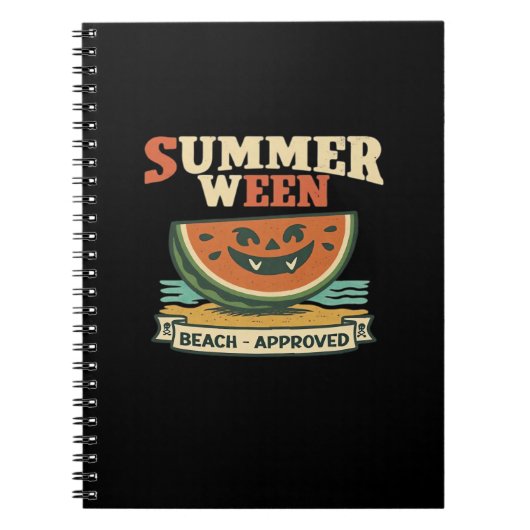 Spooky Summerween Watermelon - Spooky Summ Notitieboek (Voorkant)