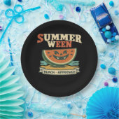 Spooky Summerween Watermelon - Spooky Summ Papieren Bordje (Feest)