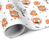 Spooky Sweet Baby Bat Halloween Wrapping Paper Cadeaupapier (Rol Hoek)