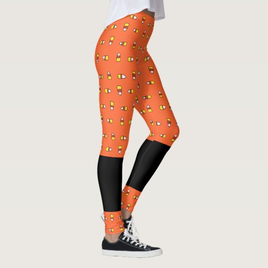Spooky Sweet- Candy Corn Two-Toned Leggings (Rechts)