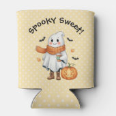 Spooky Sweet Ghost, Jack O'Lantern en Bats Blikjeskoeler (Achterkant)