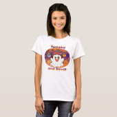 Spooky & Sweet - Halloween Ghost Vrouwen T-Shirt (Voorkant volledig)