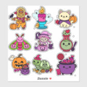 Spooky & Sweet: Halloween-stickerverzameling Sticker (Vel)