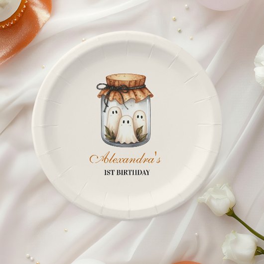 Spooky Sweet ONE Celebration Papieren Bordje