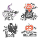 Spooky & Sweet Phrase and Icon Collection Sticker (Voorkant)