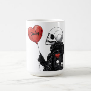 Spooky Sweetheart - schedel met ballon Koffiemok
