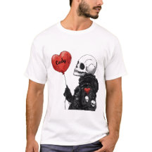 Spooky Sweetheart -  schedel met ballon