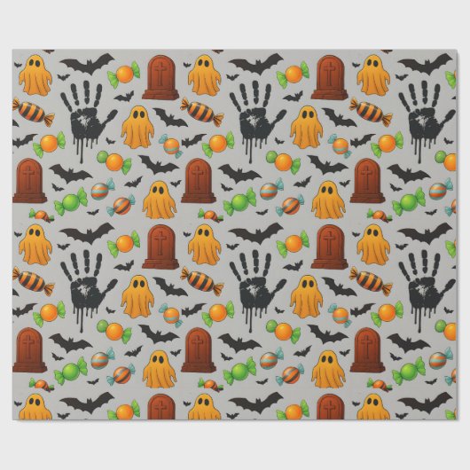 Spooky Sweets & Shadows Cadeaupapier (Vlak)