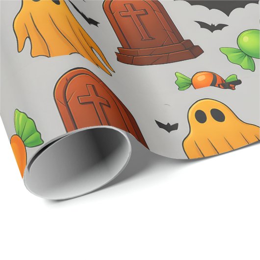Spooky Sweets & Shadows Cadeaupapier (Rol Hoek)