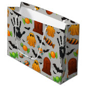 Spooky Sweets & Shadows Groot Cadeauzakje (Voorkant Gekanteld)