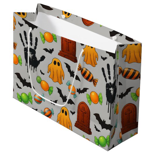 Spooky Sweets & Shadows Groot Cadeauzakje (Voorkant Gekanteld)