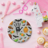 Spooky Sweets & Shadows Papieren Bordje (Feest)