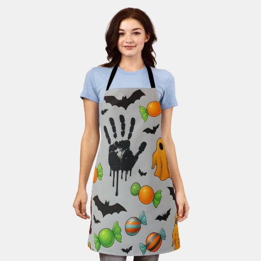 Spooky Sweets & Shadows Schort (Gedragen)