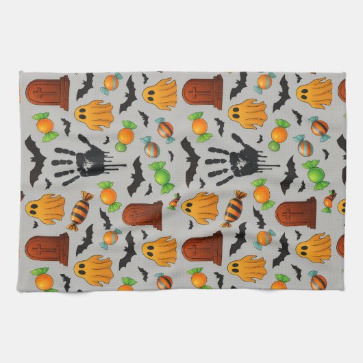 Spooky Sweets & Shadows Theedoek (Horizontaal)