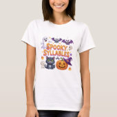 Spooky Syllables T-shirt (Voorkant)